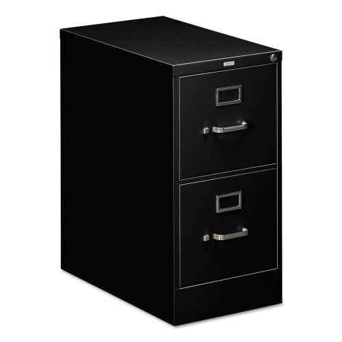 HON 510 Series Vertical File, 2 Letter-Size File Drawers, Black, 15" x 25" x 29" (512PP)