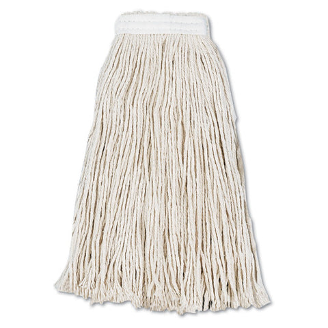 Boardwalk Cut-End Wet Mop Head, Cotton, #16, White, 12/Carton (BWK2016CCT)