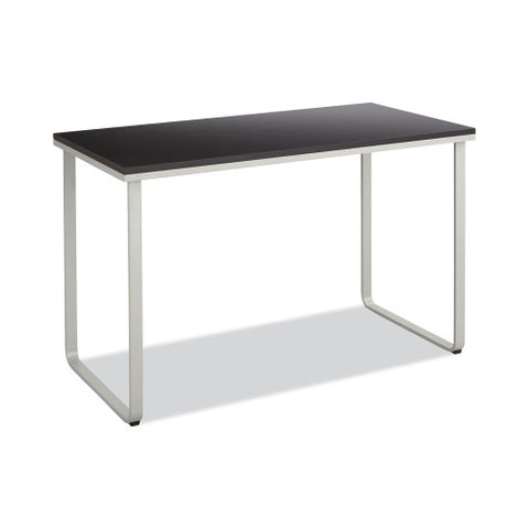 Safco Steel Desk, 47.25" x 24" x 28.75", Black/Silver (1943BLSL)